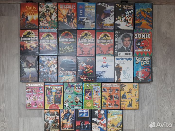 Картриджи для sega mega drive 2