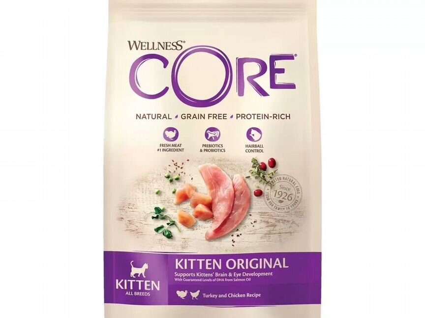 Остатки wellness core для котят 1,4 кг