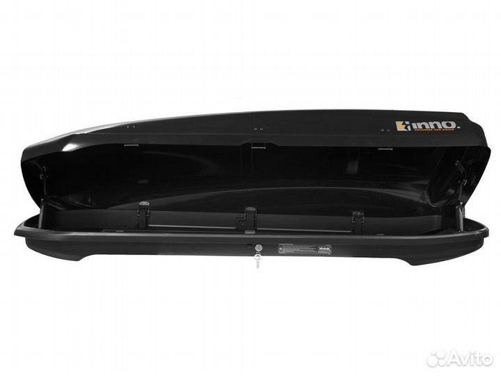Автобокс на крышу Inno New Shadow 14 черный 400л