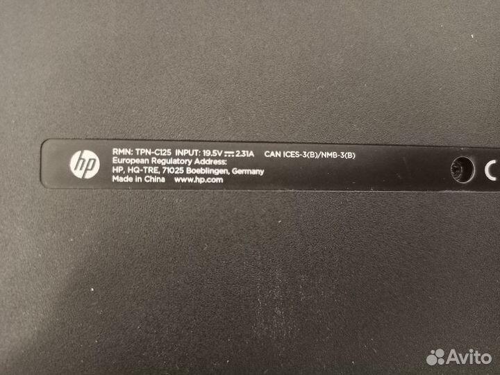 Ноутбук HP Pavilion TPN-C125