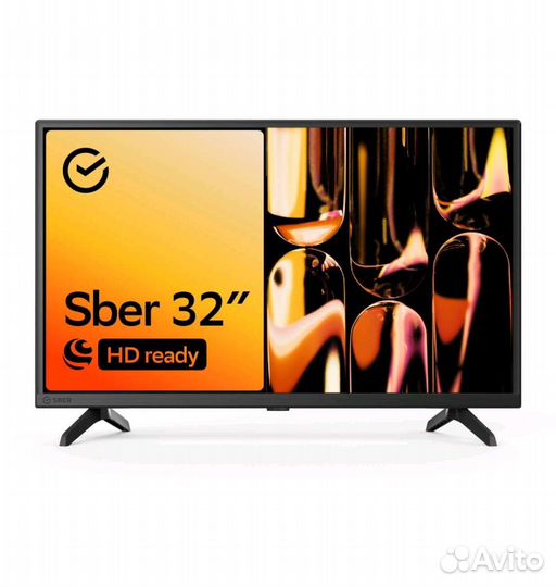 Новый smart телевизор sber 32 дюйма (81см)