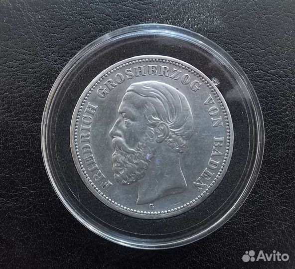 Baden 5 марок 1898 Friedrich