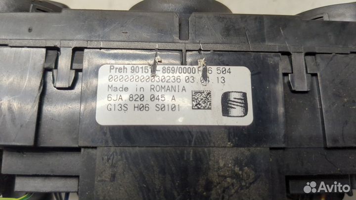 Переключатель отопителя Seat Toledo 4