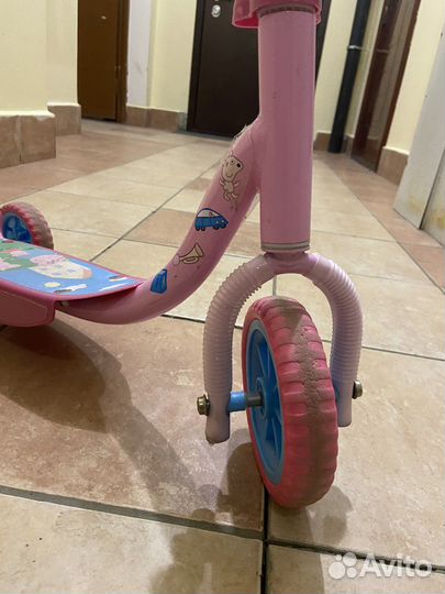 Самокат детский трехколесный бу
