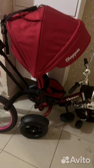 Велосипед Трехколесный с ручкой