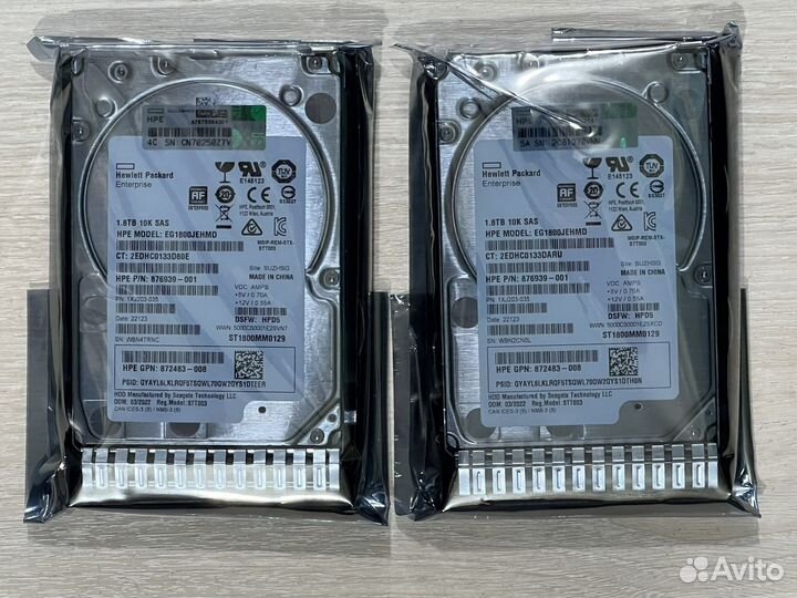 HDD SAS 1tb, 1.2tb, 1.8tb, 2.4tb