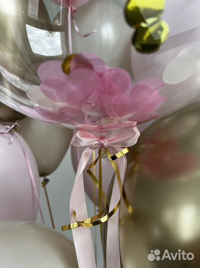 Воздушные гелиевые (гелевые) латексные шары оформл