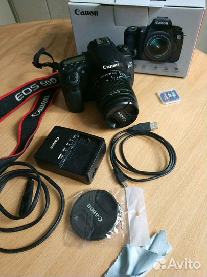 Фотоаппарат canon eos 60d kit 18-55