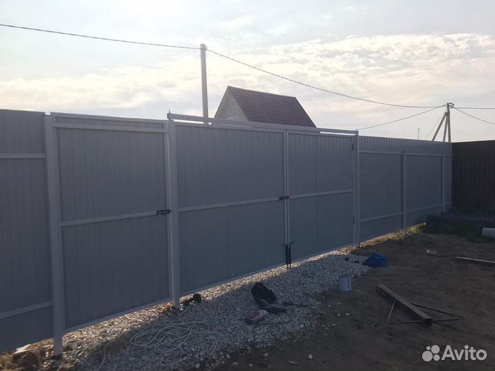 Забор каркас