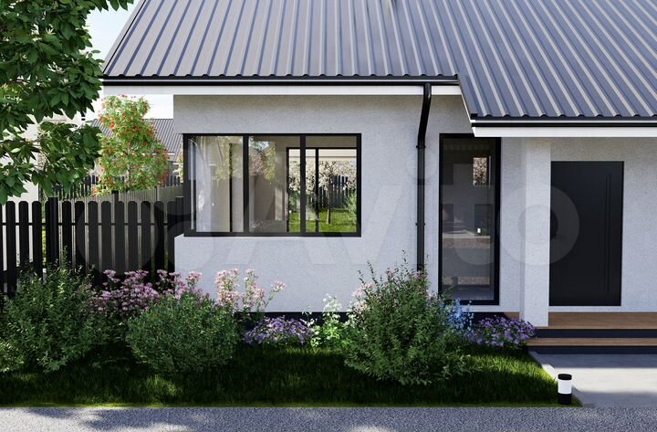 Дом 85 м² на участке 7 сот.