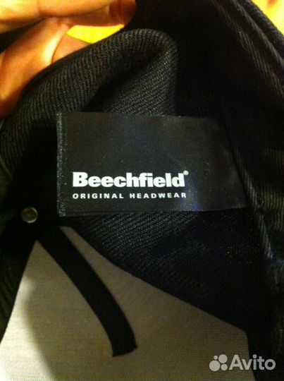 Новая бейсболка Beechfield с прямым козырьком