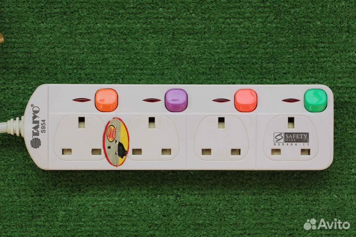 Распределитель сетевой Британская вилка Type G