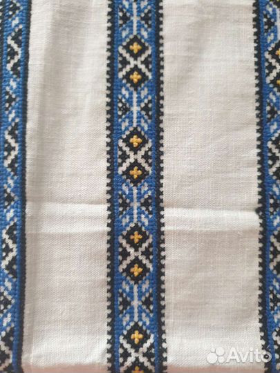 Заготовка к мужской рубашке вышитая