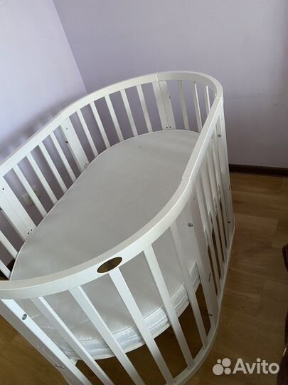 Кроватка круглая 8в1
