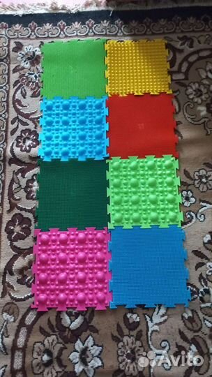 Детские ортопедические коврики пазлы