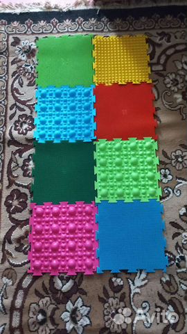 Детские ортопедические коврики пазлы