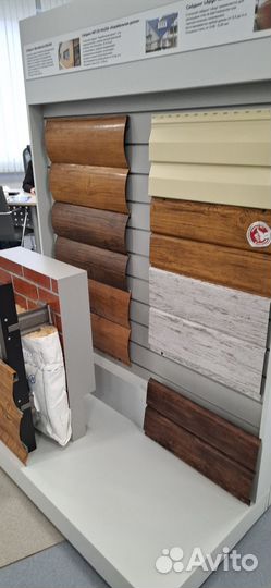 Сайдинг брус металлический