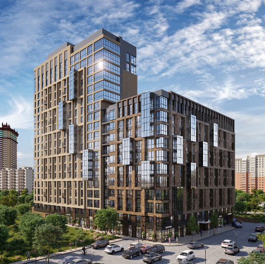 2-к. квартира, 71,6 м², 17/19 эт.