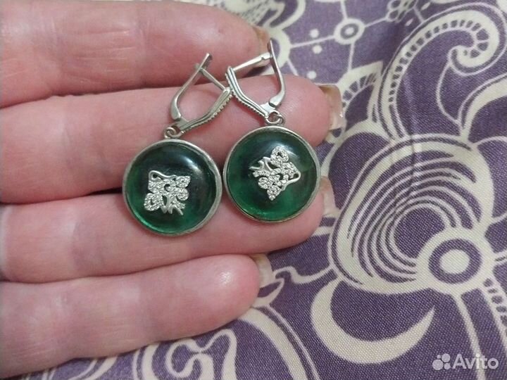 Серебряные серьги