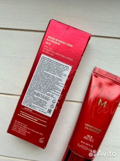 Продается тональный вв крем missha perfect cover b