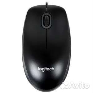 Мышь проводная Logitech B100