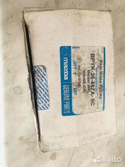 Колодки тормозные Mazda 3 Mazda 5