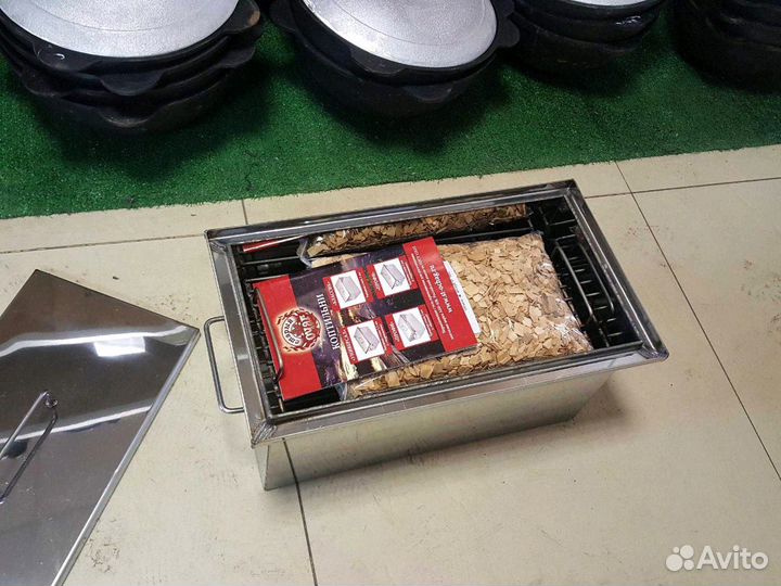 Коптильня с гидрозатвором (шарабан)