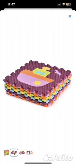 Детский коврик пазл