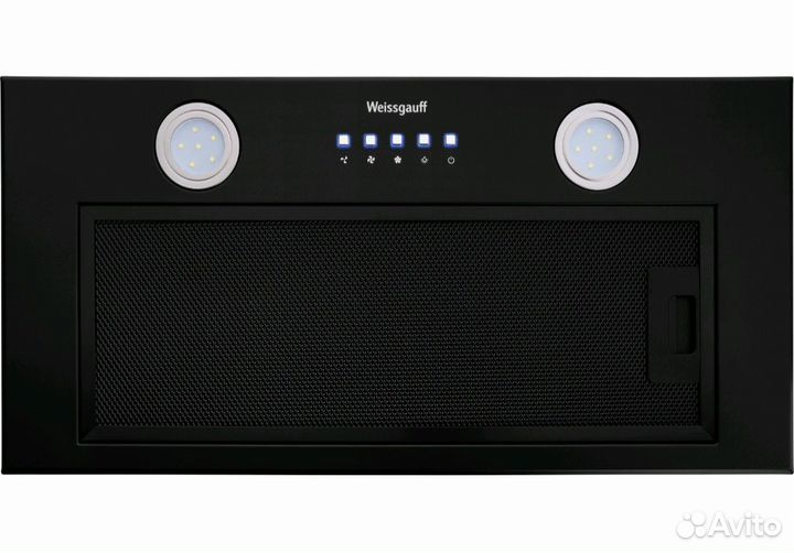 Вытяжка встраиваемая weissgauff dabih 60 bl черная
