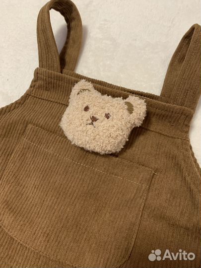 Вельветовый комбинезон 92