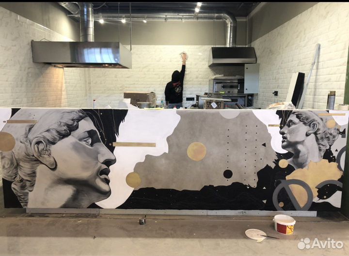 Художник по росписи, роспись стен