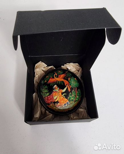 Брошь Полех 1977 г