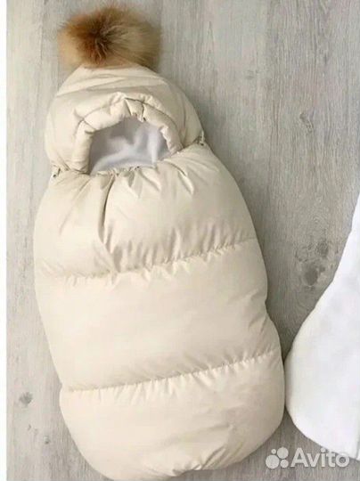 Зимний конверт для новорожденных