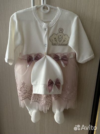 Наряд платье для девочки 62 на пыписку