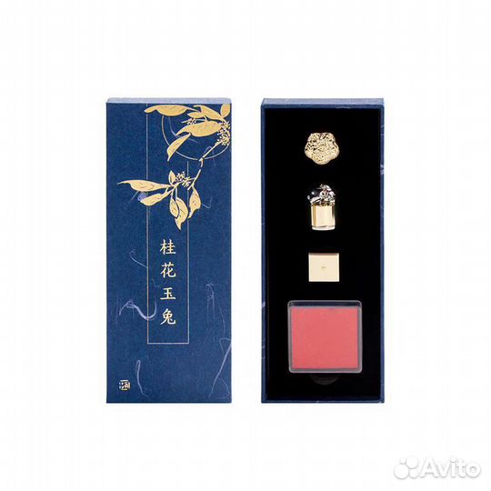 Печать китайской каллиграфии элемент кролика