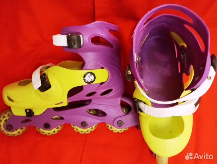 Роликовые коньки раздвижные б.у