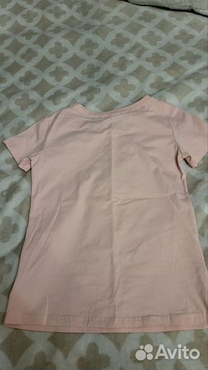 Футболка со стразами, 2 шт., р. 42 и 44