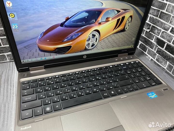 Мощный ноутбук HP ProBook i5 / 6Gb / SSD