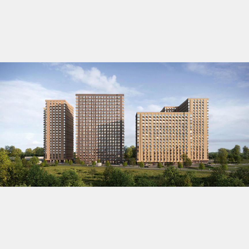 1-к. апартаменты, 34,7 м², 22/23 эт.