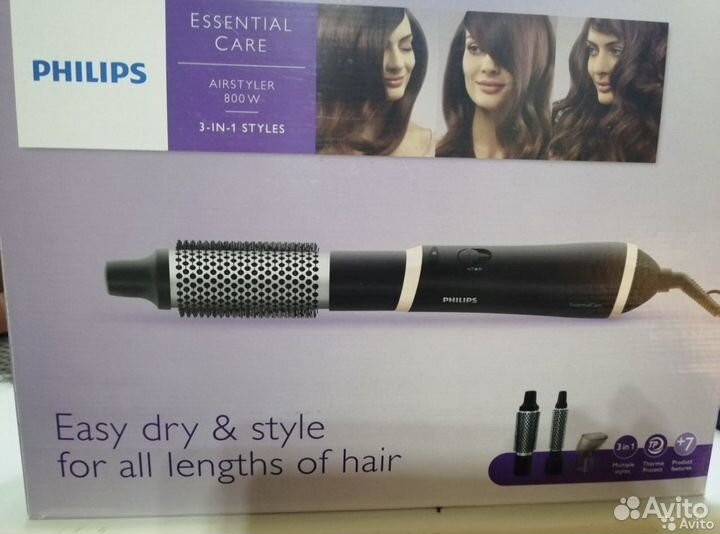 Фен щетка philips 800w