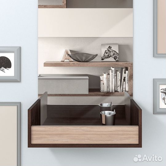 Полка Компакт настенная прямая 600