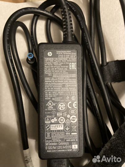 Блок питания для ноутбука hp 19.5v