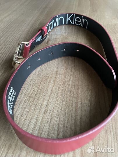 Ремень женский кожаный calvin klein