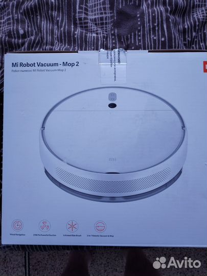 Робот пылесос xiaomi mi robot vacuum mop 2