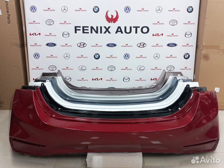 Бампер Задний крашеный Hyundai Solaris 17- 20 год