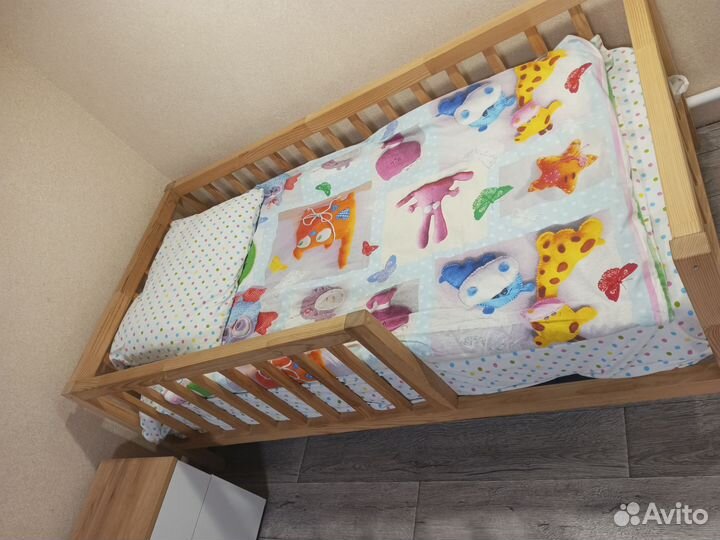 Кровать+двухсторонний матрас 160*80