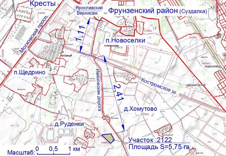 Участок 5,75 га (СНТ, ДНП)