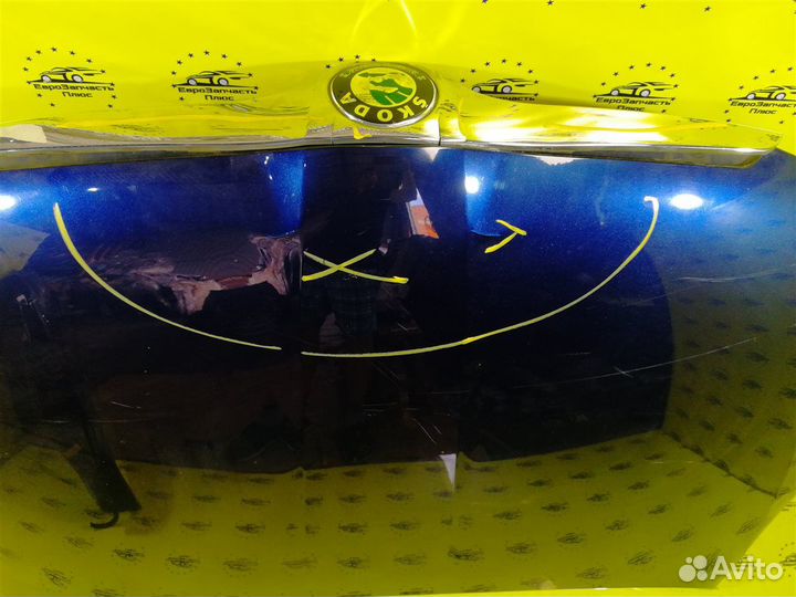 Капот дефект Skoda Fabia