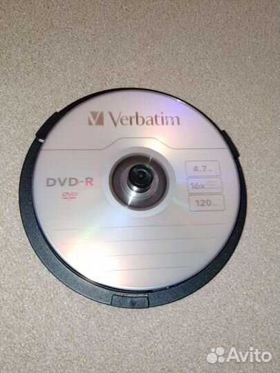 Диски для записи Verbatim DVD-R 4.7GB