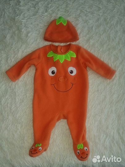 Костюм тыквы 0-3мес